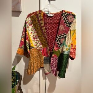 KANTHA Boho Quilted Bohemian Jacket Short Coat | Sterling Styles